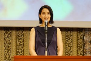 山崎紘菜　ジャパンラグビートップリーグ2018-2019　プレスカンファレンスに登壇！