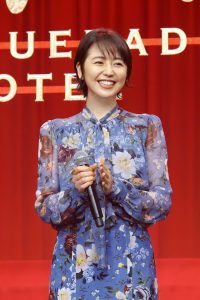 長澤まさみ　映画『マスカレード・ホテル』完成披露試写会に登壇！！