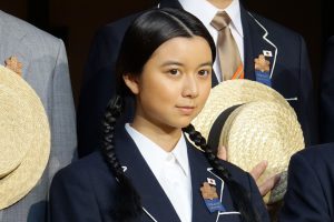 上白石萌歌　NHK大河ドラマ「いだてん」出演者発表＆スタジオ取材会に登壇！！