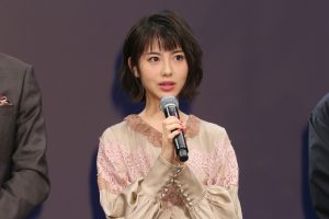 浜辺美波　映画『アルキメデスの大戦』完成披露試写会に登壇！！