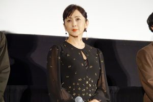 斉藤由貴　映画『最初の晩餐』公開記念舞台挨拶に登壇！