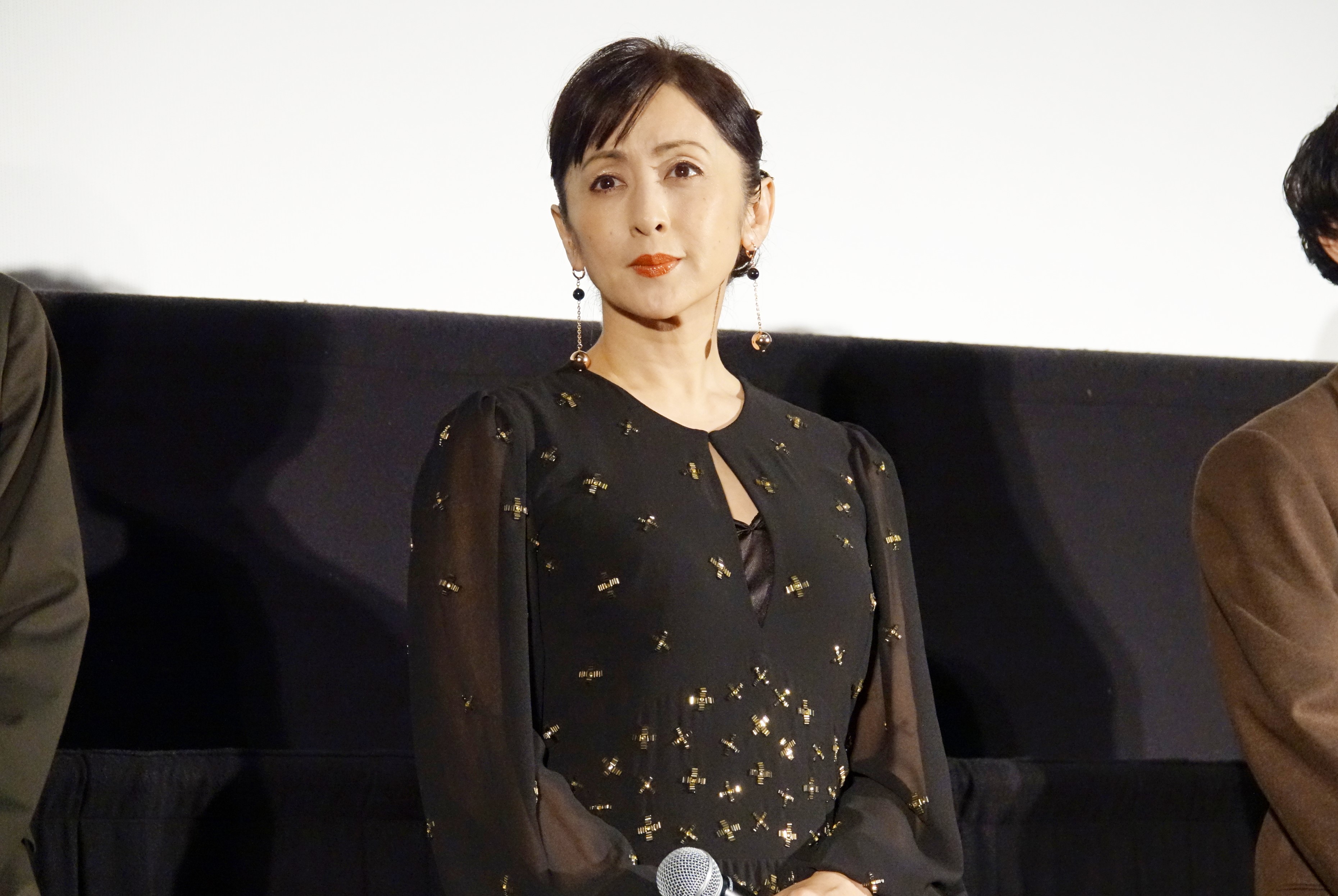 斉藤由貴 映画 最初の晩餐 公開記念舞台挨拶に登壇 東宝芸能