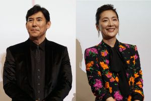 高嶋政伸・生田智子　映画『アパレル・デザイナー』完成披露舞台挨拶に登壇！