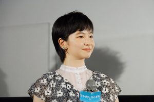 中田乃愛　映画『マイ・ダディ』公開初日舞台挨拶に登壇！