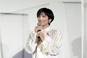 遠藤久美子　映画『大事なことほど小声でささやく』初日舞台挨拶に登壇！