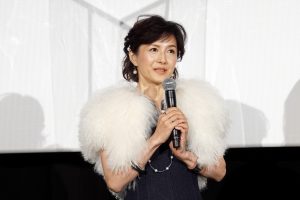 水野真紀　映画『鳩のごとく 蛇のごとく 斜陽』初日舞台挨拶に登壇！