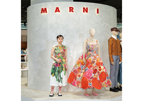 上白石萌歌　「MARNI FLOWER GARDEN POPUP」レセプションに登壇！