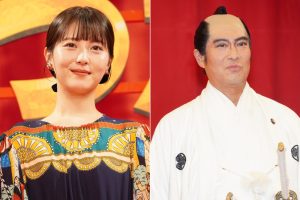 浜辺美波・髙嶋政宏　映画『もしも徳川家康が総理大臣になったら』完成披露舞台挨拶に登壇！