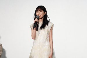 福本莉子　映画『室井慎次 敗れざる者』初日舞台挨拶に登壇！
