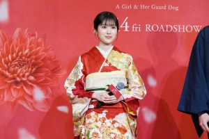 福本莉子　映画『お嬢と番犬くん』大ヒット祈願イベントに登壇！