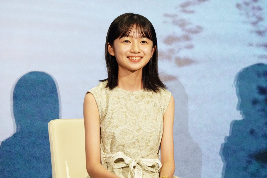 白山乃愛　映画『秒速5センチメートル』完成披露試写会に登壇！
