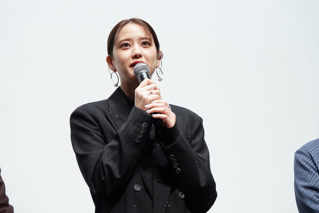 山崎紘菜　映画『栄光のバックホーム』ワールドプレミアに登壇！