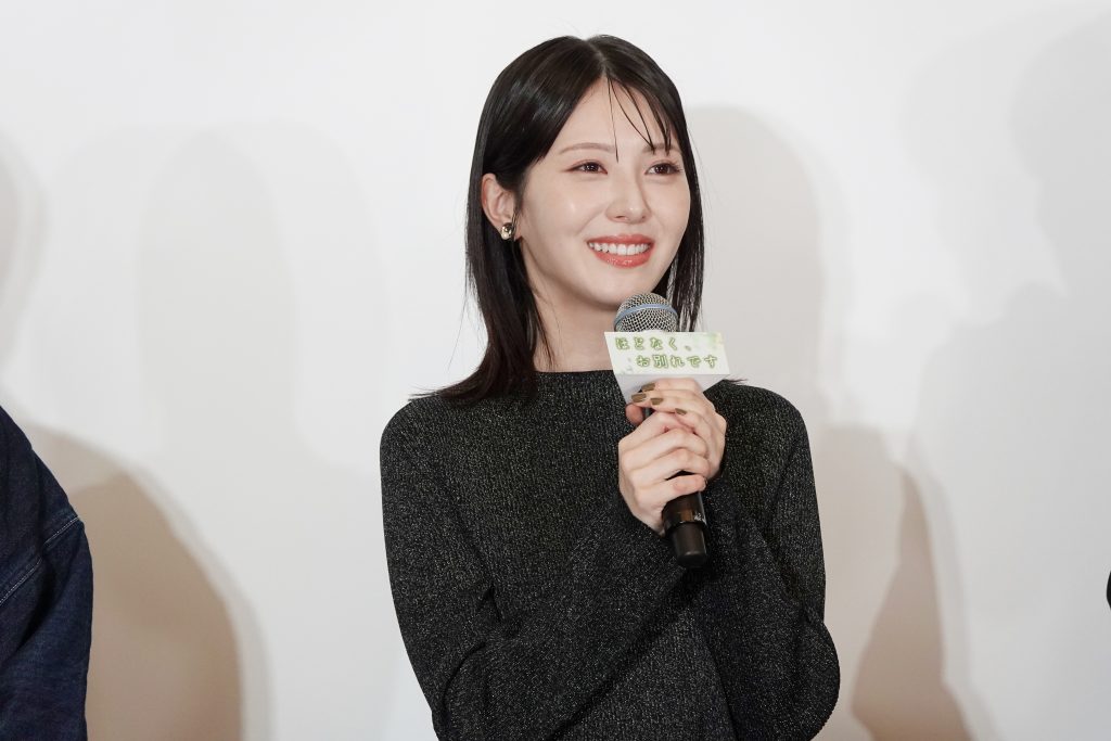 浜辺美波　映画『ほどなく、お別れです』完成報告会に登壇！