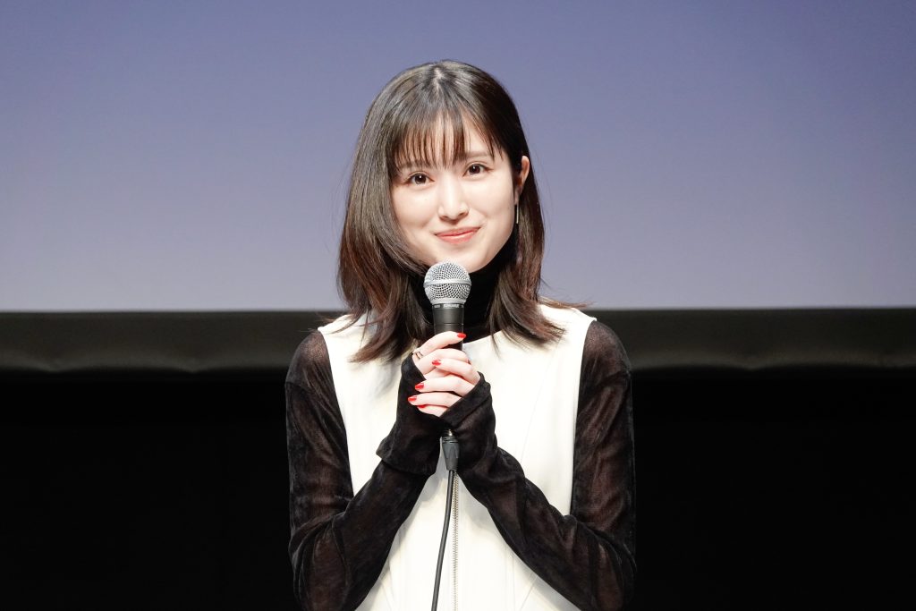 福本莉子　「HANEDA GODZILLA GLOBAL PROJECT」完成報告イベントに登壇！