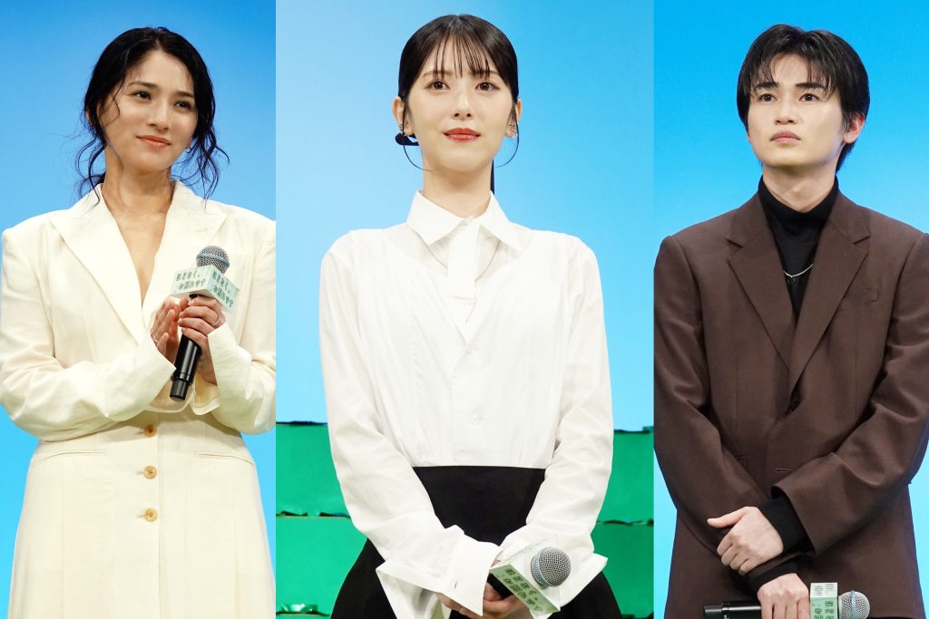 浜辺美波・野波麻帆・西垣匠　映画『ほどなく、お別れです』完成披露舞台挨拶に登壇！